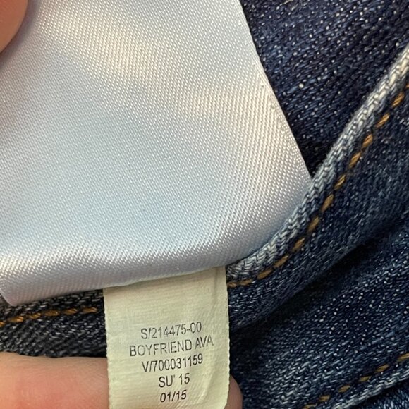 Banana Republic Women Classic Boyfriend Modern Distressed Low Rise Jeans Ava 8* - Picture 13 of 14